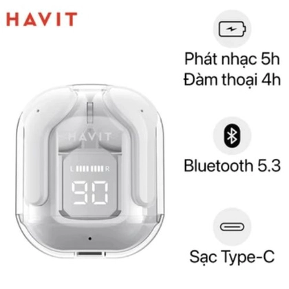 Tai nghe Bluetooth True Wireless Havit TW971 1